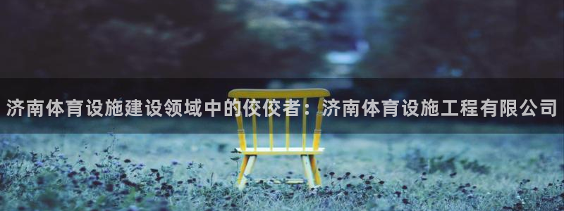 意昂集团官网：济南体育设施建设领域中的佼佼者：济南体