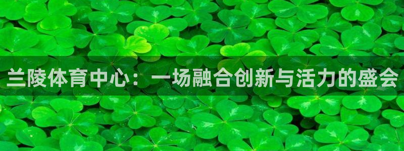 意昂体育4平台：兰陵体育中心：一场融合创新与活力的盛